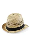 Straw Summer Trilby Natural