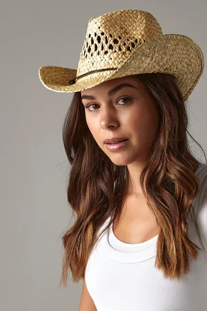 Straw Cowboy Hat Natural