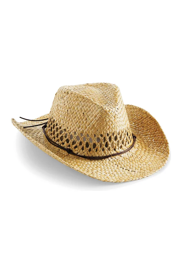 Straw Cowboy Hat Natural