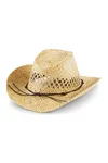 Straw Cowboy Hat Natural