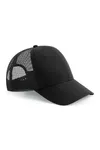 Recycled Urbanwear 6 Panel Snapback Trucker Black