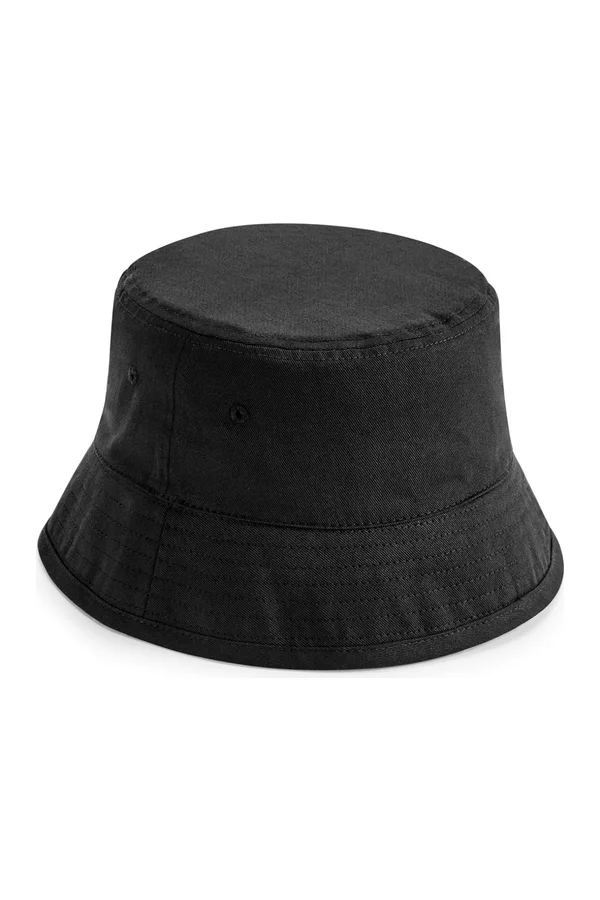 Organic Cotton Bucket Hat Black
