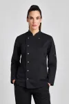 Ladies´ Chef Jacket Turin GreeNature Black