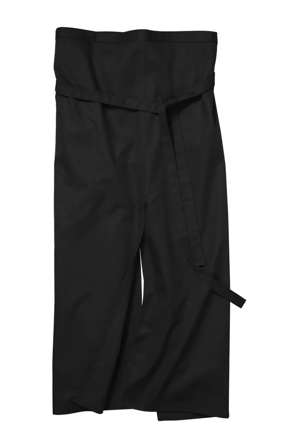 Slit Apron Milano 100 x 100 cm Black
