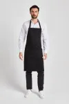 Bib Apron Verona Classic Bag 90 x 75 cm Black