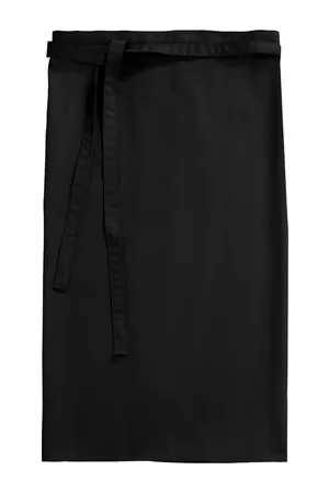 Bistro Apron Roma 100 x 100 cm Black