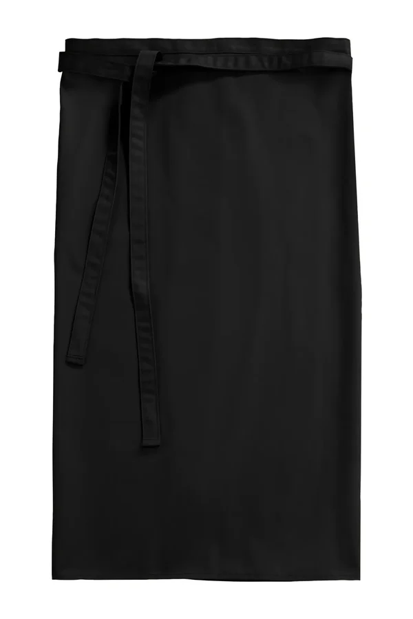 Bistro Apron Roma 100 x 100 cm Black