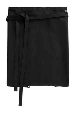 Bistro Apron Roma 50 x 78 cm Black
