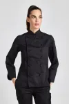 Ladies´ Chef Jacket Rimini Black