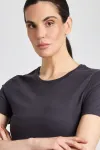 Ladies´ Short Sleeve T-Shirt Ragusa Anthracite