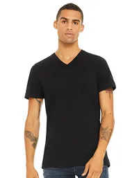 Unisex Jersey Short Sleeve V-Neck Tee