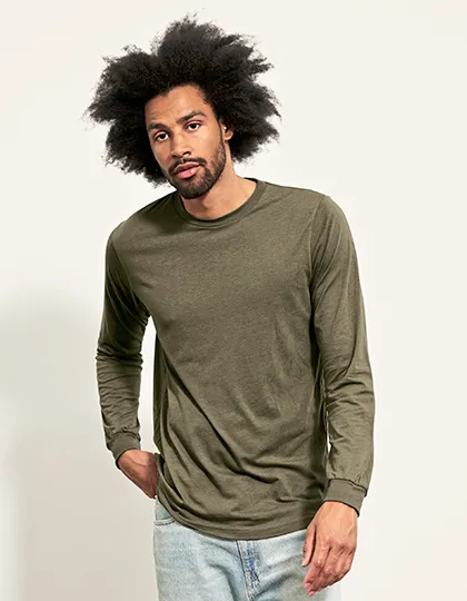 Unisex Heather CVC Long Sleeve Tee