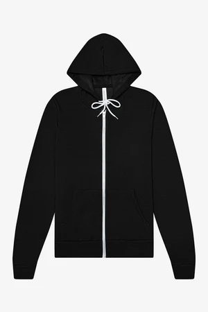 Unisex Poly-Cotton Fleece Full-Zip Hoodie