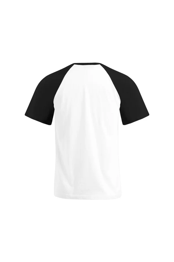 Men´s Raglan T White / Black