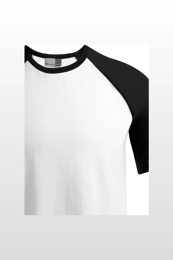 Men´s Raglan T White / Black