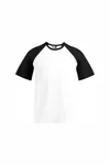 Men´s Raglan T White / Black