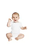 Organic Baby Bodysuit White