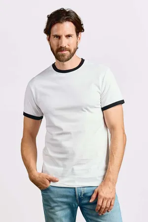 Men´s Contrast-T White / Black