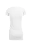 Women´s Slim Fit V-Neck-T Long White
