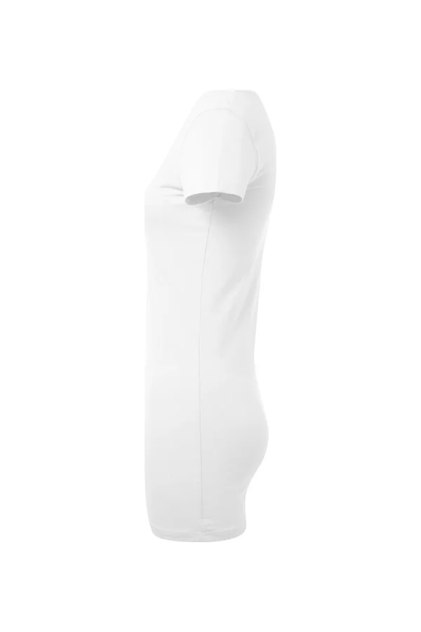 Women´s Slim Fit V-Neck-T Long White