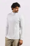 Men´s Turtleneck-T Long Sleeve White