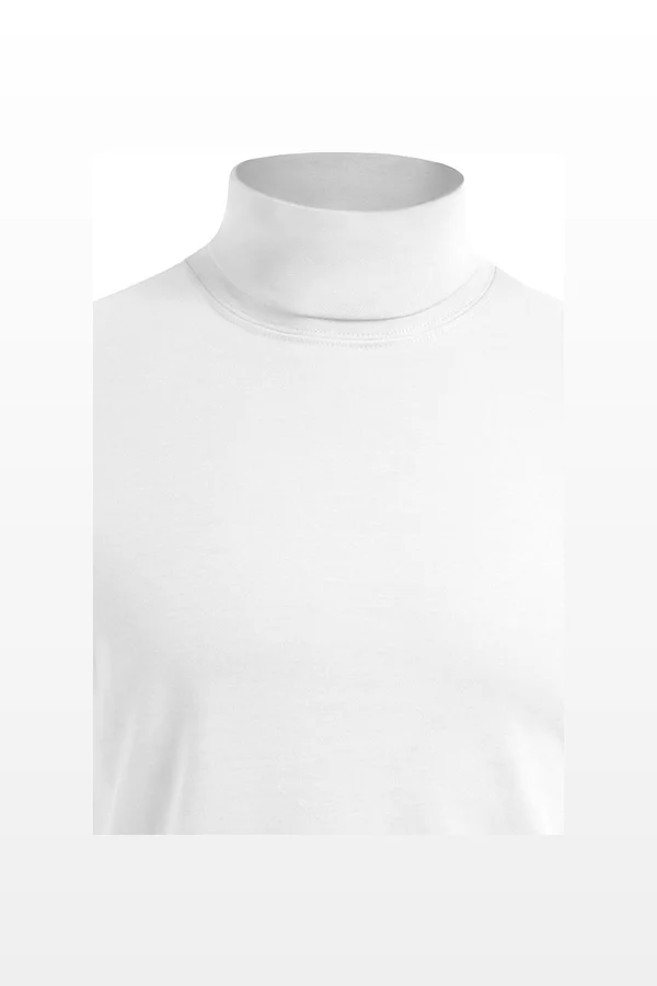 Men´s Turtleneck-T Long Sleeve White