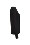 Women´s Slim Fit-T Long Sleeve Black