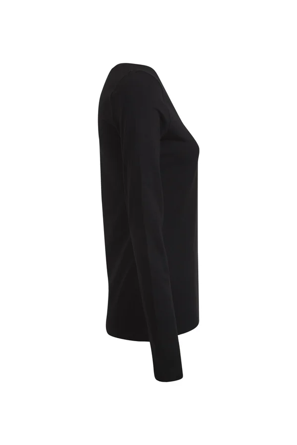 Women´s Slim Fit-T Long Sleeve Black
