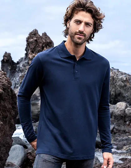 Men´s Heavy Polo Long Sleeve