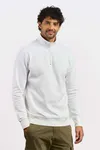 Unisex Troyer Side Pocket White