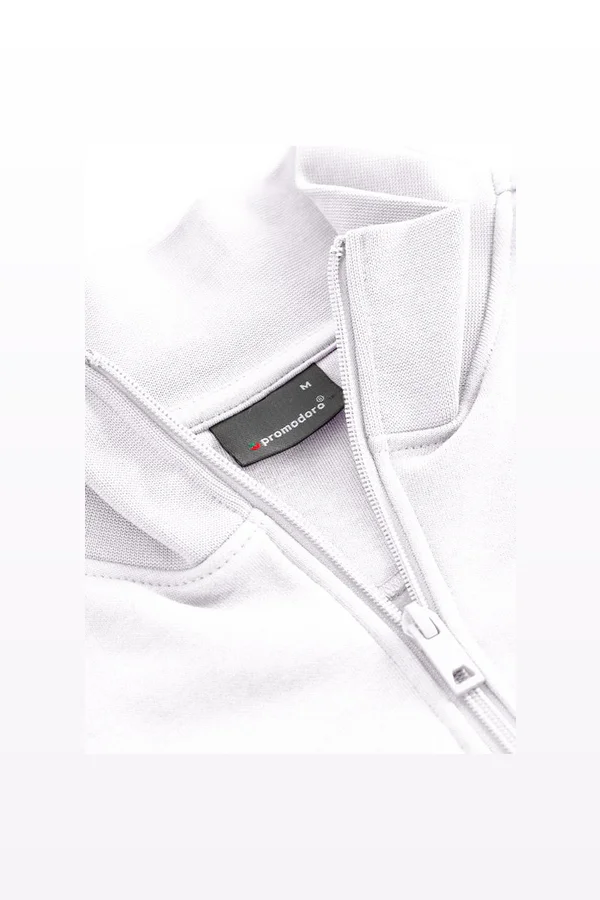 Unisex Troyer Side Pocket White