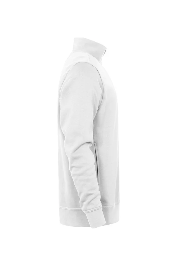 Unisex Troyer Side Pocket White