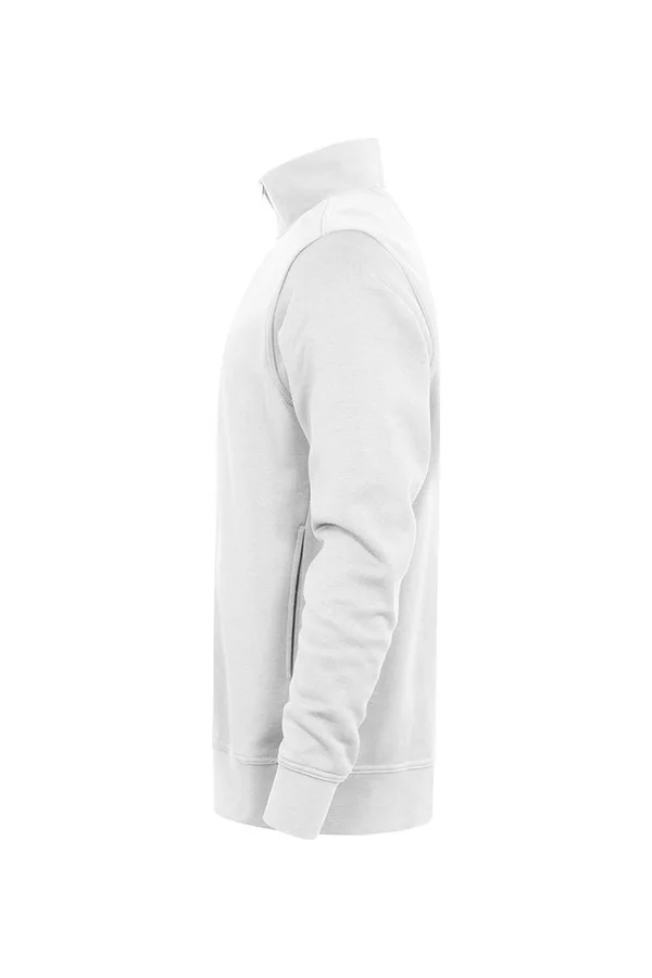 Unisex Troyer Side Pocket White