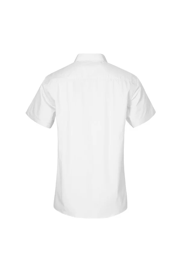 Men´s Poplin Shirt Short Sleeve White