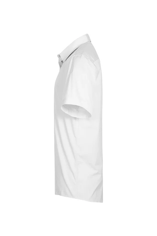 Men´s Poplin Shirt Short Sleeve White