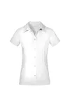 Women´s Poplin Shirt Short Sleeve White