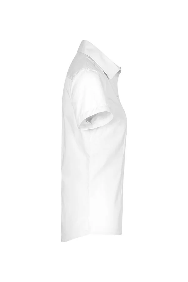Women´s Poplin Shirt Short Sleeve White