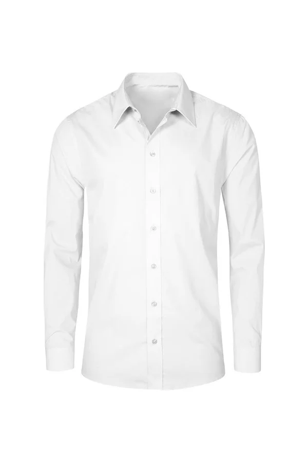 Men´s Poplin Shirt Long Sleeve White