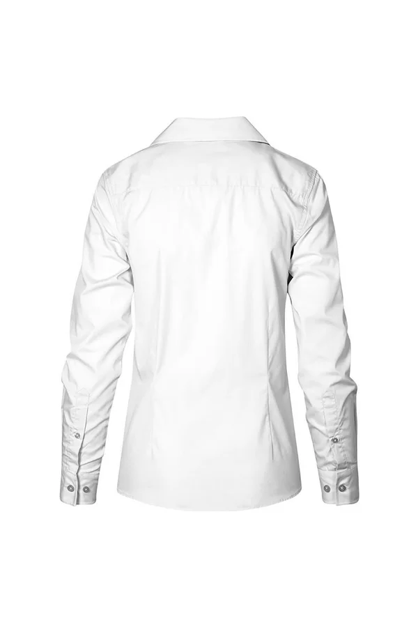 Women´s Poplin Shirt Long Sleeve White