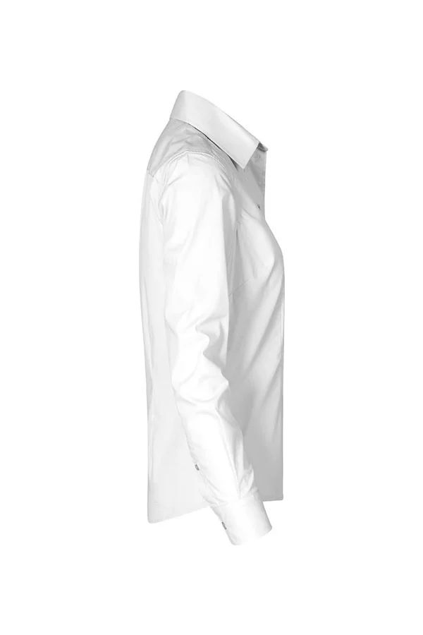 Women´s Poplin Shirt Long Sleeve White