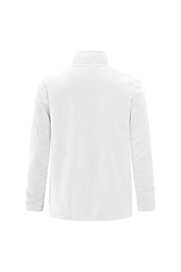 Men´s Recycled Fleece Troyer White