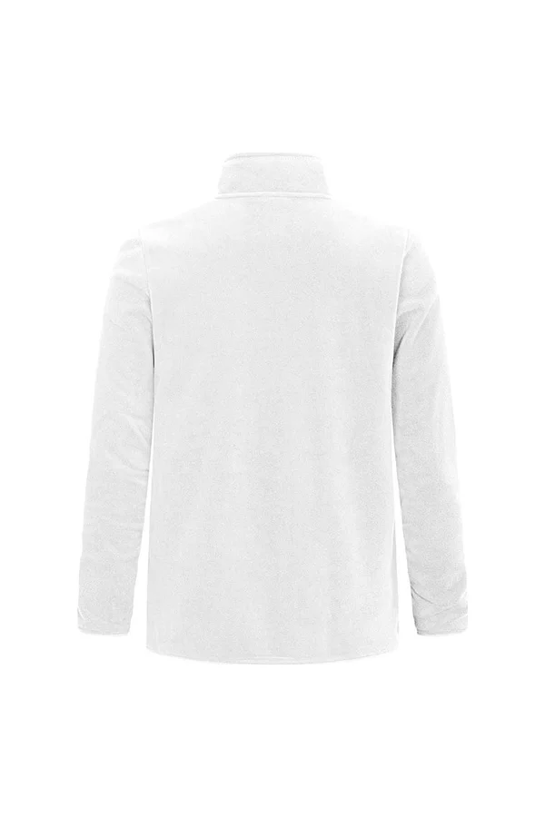 Men´s Recycled Fleece Troyer White