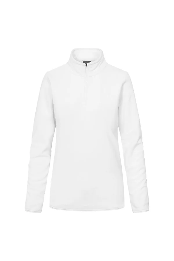 Women´s Recycled Fleece Troyer White