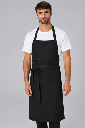 Latzschürze Basic Black