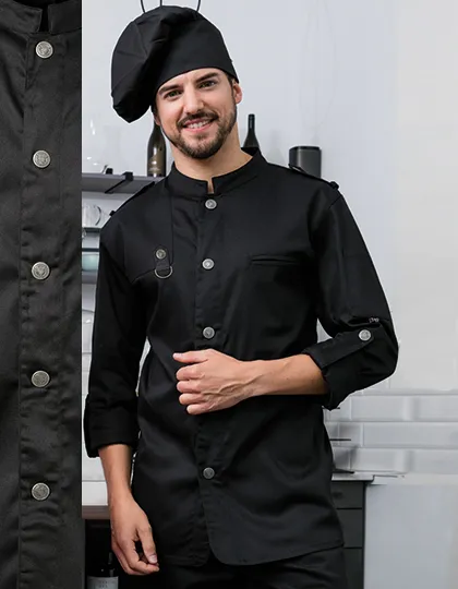 Chef´s Jacket Bikerstyle With Epaulettes