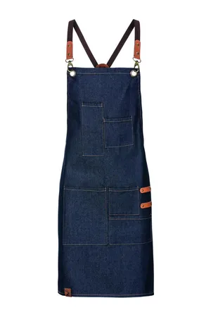 Latzschürze Denim Navy