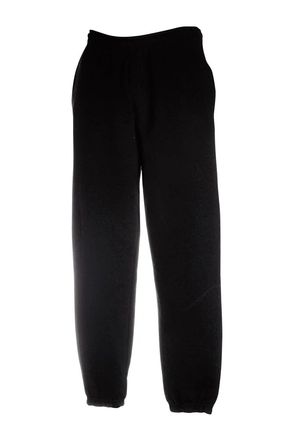 Premium Elasticated Cuff Jog Pants Black