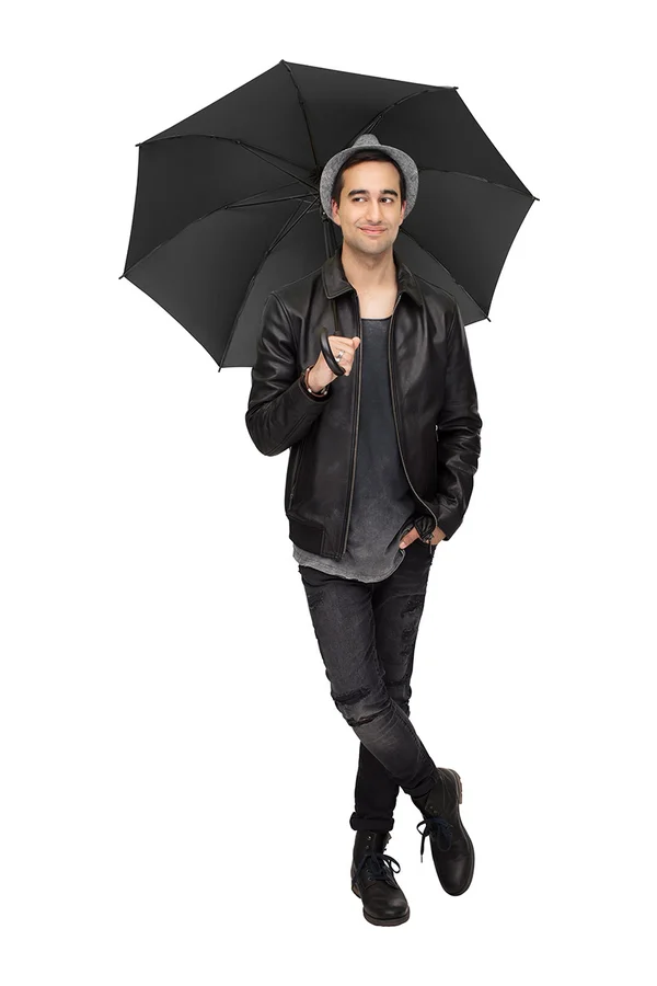 AC-Stockschirm Black
