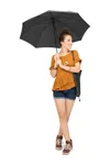 AC-Stockschirm ÖkoBrella, waterSAVE® Black