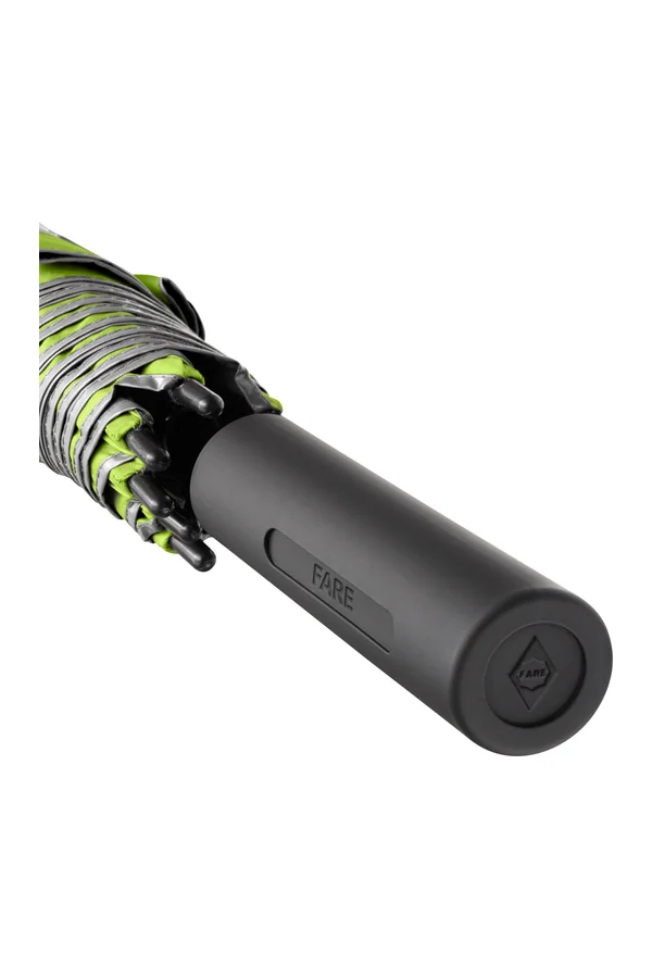 AC-Stockschirm FARE®-Doubleface lime/grey
